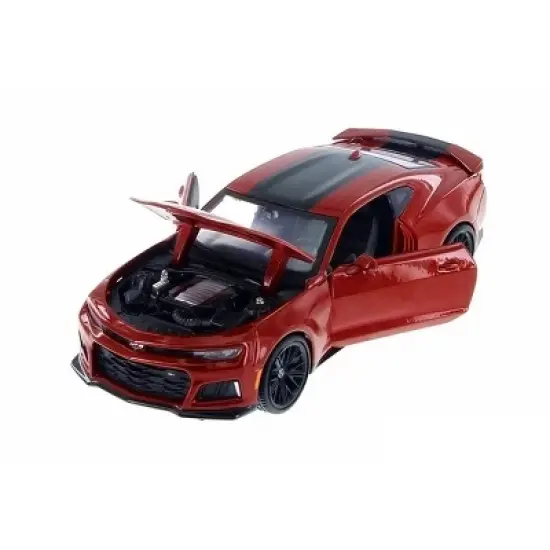 2017 Chevrolet Camaro ZL1 Burgundy 1/24 Diecast Car Model by Motormax image {1}