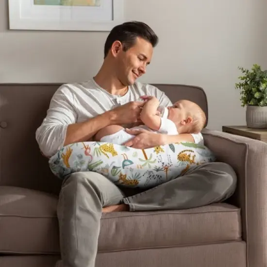 Boppy Original Support Nursing Pillow Cover - Colorful Wildlife image {3}