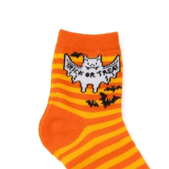 Kids' Halloween Socks Orange Stripe - Bullseye's Playground&trade; image {2}