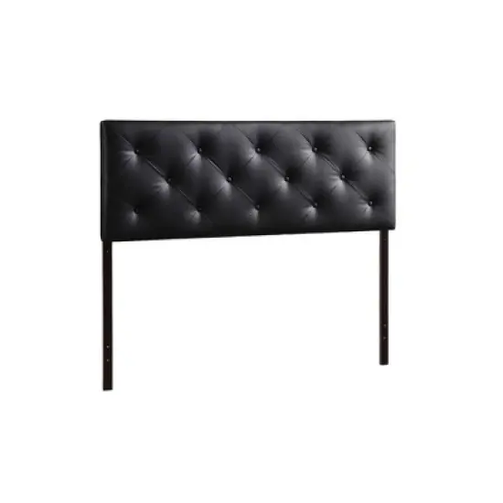 King Baltimore Modern And Contemporary Faux Leather Upholstered Headboard - Baxton Studio image {2}