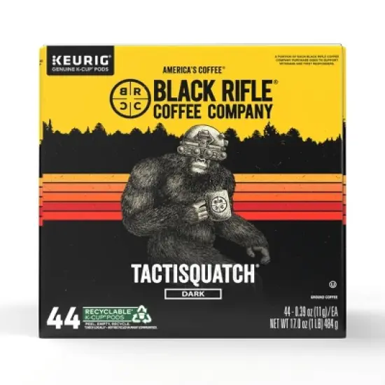 Black Rifle Coffee Company Tactisquatch Dark Roast Coffee Pods - 44ct image {3}