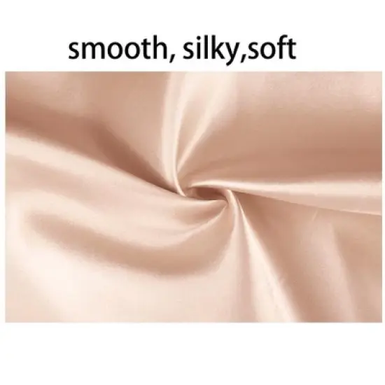 Allegra K Women Satin Plus Size Lotus Leaf Hem Basic Braces Skirt Dress Full Slip Camisole image {5}