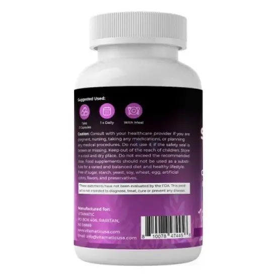 Sea Moss 3000mg with Black Seed Oil, Ashwagandha, Turmeric, Bladderwrack, Burdock - 180 Veg Capsules image {7}