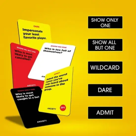 Viral Studios Do or Drink Anxiety Adult Party Game: Social Skills Card Game, 3+ Players, 30+ mins Play image {5}
