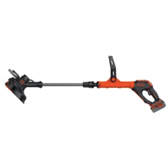 Black & Decker 20V MAX Cordless Lithium-Ion EASYFEED 2-Speed 12" String Trimmer/Edger Kit image {1}