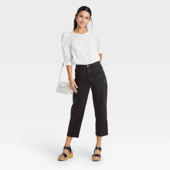 Women's Vintage Straight Jeans - Universal Thread&trade; image {2}