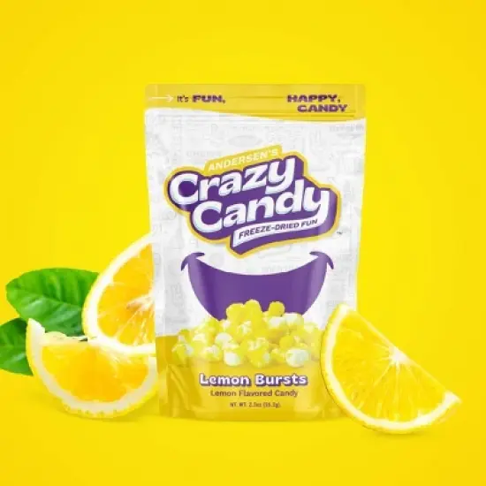Crazy Candy Freeze Dried Candy - Lemon - 2.4oz image {1}