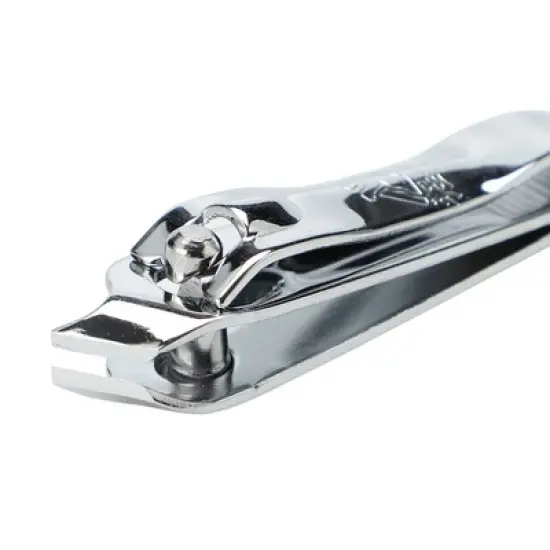 Unique Bargains Metal Manicure Tool Slanted Edge Nail Cutter Silver Tone image {3}