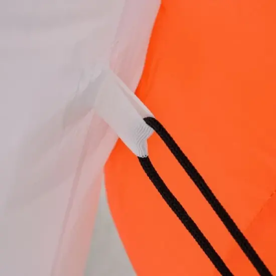 Whisen Halloween Inflatable Outdoor Decoration Ghost with Pumpkin, Blow Up LED Yard Decor - White image {2}