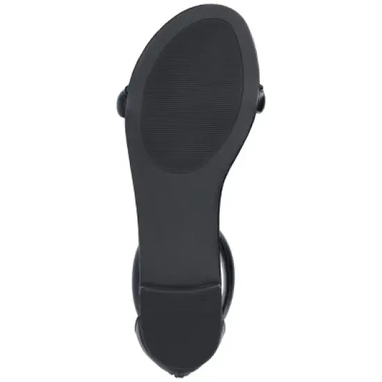 Journee Collection Womens Peytonn Back Heel Zip Ankle Strap Sandals image {4}