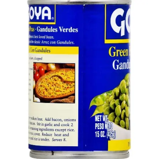 Goya Green Pigeon Peas - 15oz image {2}