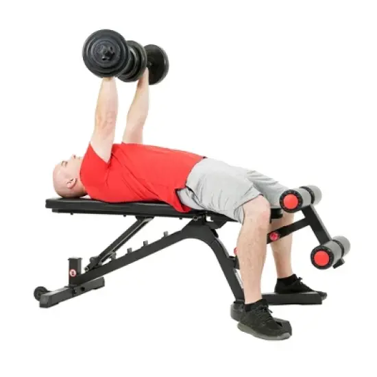 Sunny Health & Fitness Fully Adjustable Utility Weight Bench image {2}