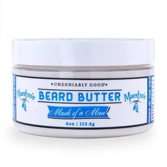 Maestro's Classic Beard Butter Mark of a Man Blend - 4.0oz image {1}