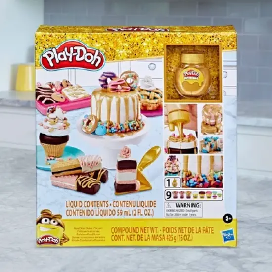 Play-Doh Gold Collection Gold Star Baker Playset image {6}