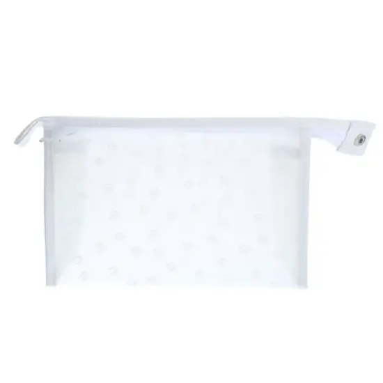 Unique Bargains Women's Durable Flocking Cosmetic Bag 1 Pc image {7}