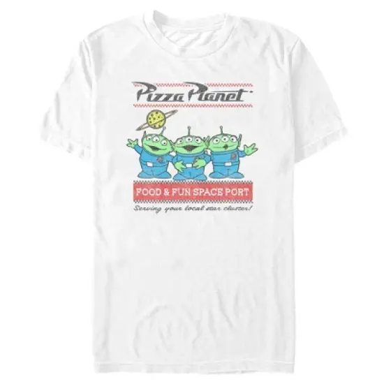 Men's Toy Story Pizza Planet Aliens T-Shirt image {4}