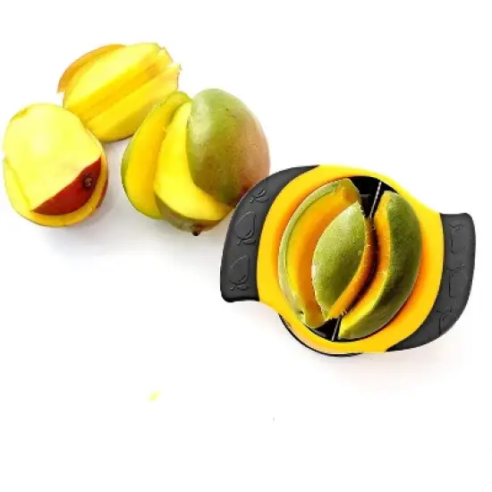 Norpro Grip-EZ 2-Section Stainless Steel Mango Slicer image {2}