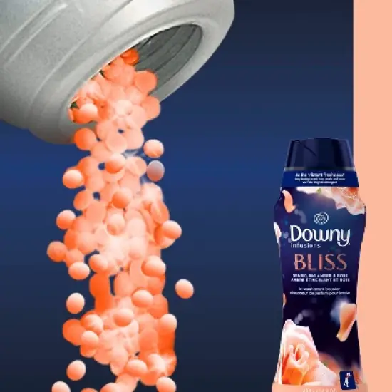 Downy Infusions Bliss Sparkling Amber & Rose In-Wash Scent Booster Beads image {5}