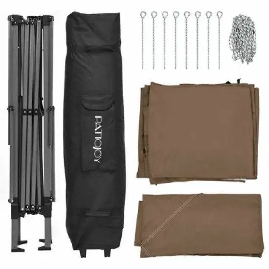 Tangkula 13' x 13' Folding Patio Pop-up Gazebo Canopy Tent Outdoor Shelter Shade image {5}