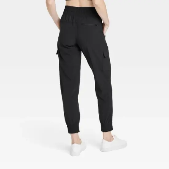 Women's Active Light Mid-Rise Cargo Jogger Pants - All In Motion&trade; image {1}