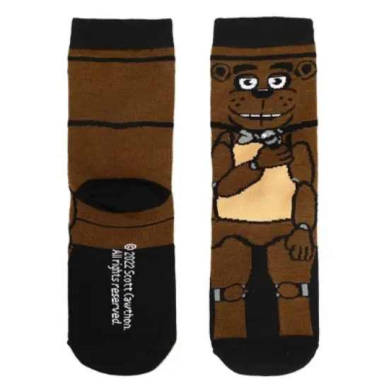 Five nights at freddy's Animatronics 3-Pack Animigos crew Socks for Youth image {3}