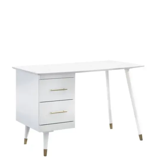 Leon Mid Century Desk White - angelo : Home image {2}