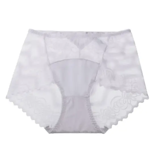 Agnes Orinda Women's Floral Laceback High Rise Solid Brief Stretchy Underwear image {6}