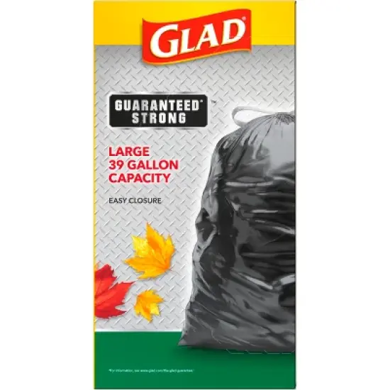 Glad Lawn & Leaf Trash Bags - 39 Gallon/30ct image {5}