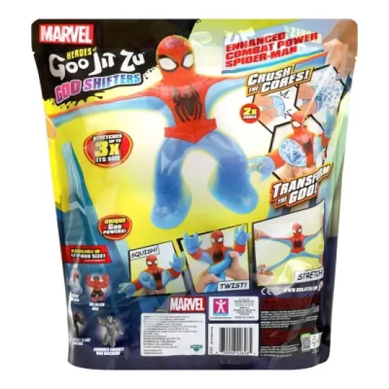 Heroes of Goo Jit Zu Goo Shifters Marvel Spider-Man Enhanced Combat Power Hero Pack image {3}