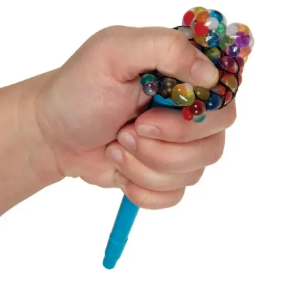 Rainbow Squishy Mesh Pens (4 Pack) image {2}