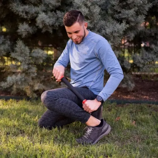 Tiger Tail 18" Hand held Foam Roller - Black/Orange image {8}