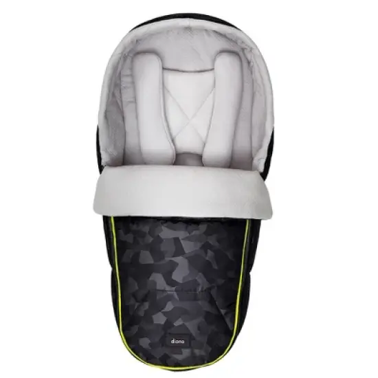 Diono Universal Weatherproof Newborn Pod Luxury Stroller Footmuff with Head and Body Support image {4}