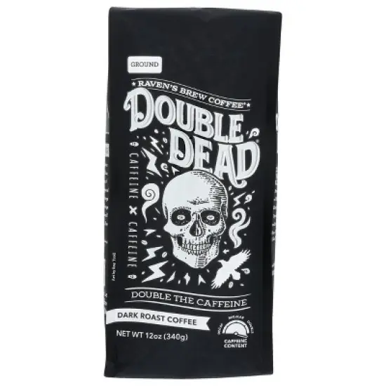 Raven's Brew Double Dead Ground Coffee - 12oz image {5}