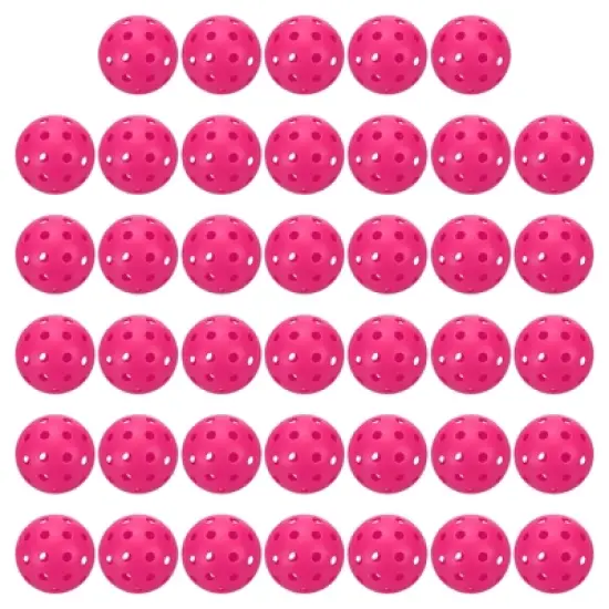 Unique Bargains Durable Precision Technology Good Balance Pickle Ball Balls 40 Pcs image {7}
