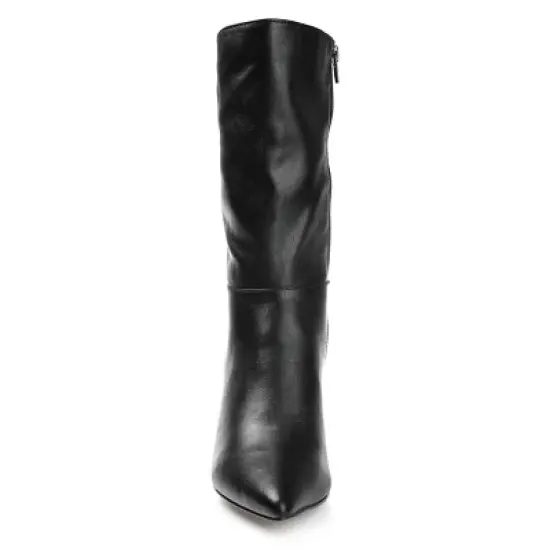 Journee Collection Womens Wilo Tru Comfort Foam Wide Calf Stacked Heel Mid Calf Boots image {5}