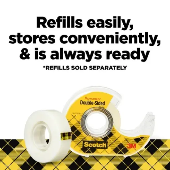 Scotch Double Sided Permanent Tape .75" x 300" image {6}