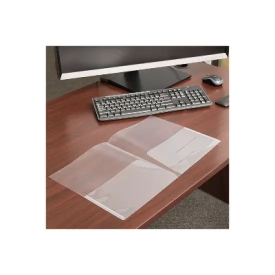 JAM Paper 2-Pocket School Folders Clear 12/Pack (381CLEARA) image {4}