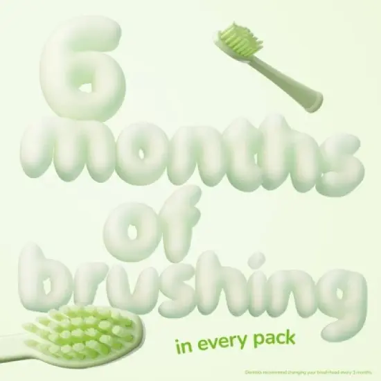 Ordo Sonic Kids Battery - Brush Heads - Squishmallows Rutabaga - 2pk image {2}