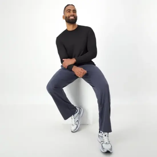 Hanes Sport Cool DRI Men's Performance Long Sleeve T-Shirt, Value 2-Pack image {4}