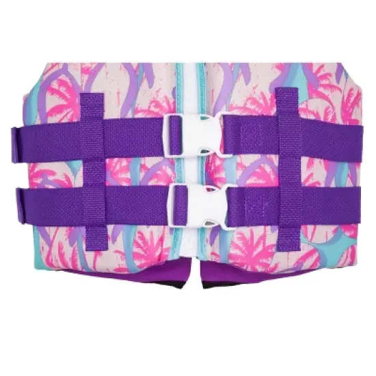 Speedo Youth Life Jacket Vest - Purple/Pink: Polyethylene, Polyester, 55-88 lbs image {2}
