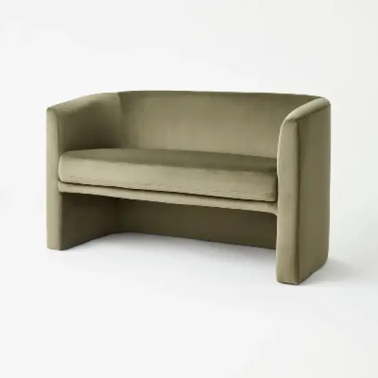 Vernon Loveseat Velvet - Threshold&trade; designed with Studio McGee image {7}