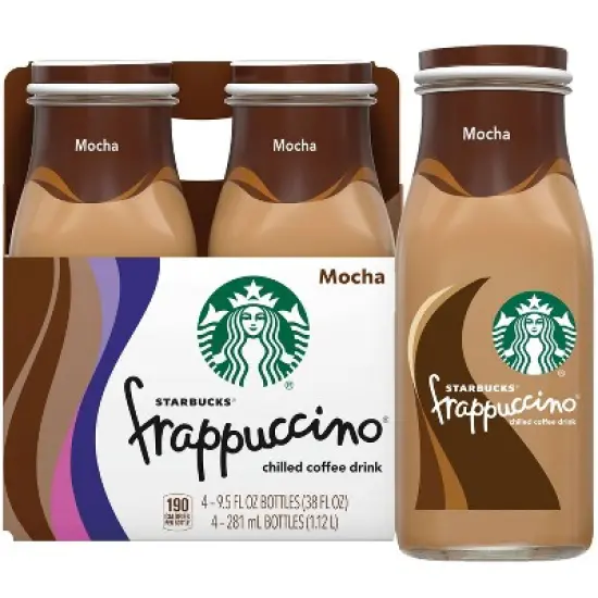 Starbucks Frappuccino Mocha Coffee Drink - 4pk/9.5 fl oz Glass Bottles image {6}