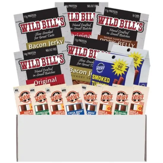 Wild Bill's Multi-Brand 15-Piece Low Carb Sampler Gift Boxes (each with 3 carbs or less) image {3}
