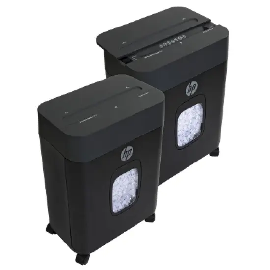 HP Inc. HP-MC83 8-Sheet Microcut Shredder in Gray image {1}