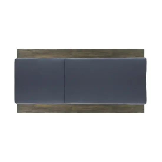 GDFStudio Alhambra Outdoor Acacia Wood Armless Adjustable Chaise Lounges with Cushion (Set of 2) image {5}