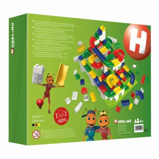 Hubelino Marble Run - 200-Piece Big Building Box image {5}