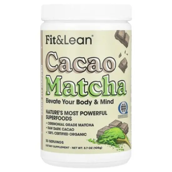 Fit & Lean Cacao Matcha, 3.7 oz (105 g) image {4}
