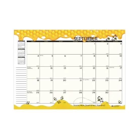 House of Doolittle Recycled Academic Honeycomb Planner 12-Month August 2025 to July 2026 Honeycomb Artwork Multicolor Cover 10 x 7 image {1}
