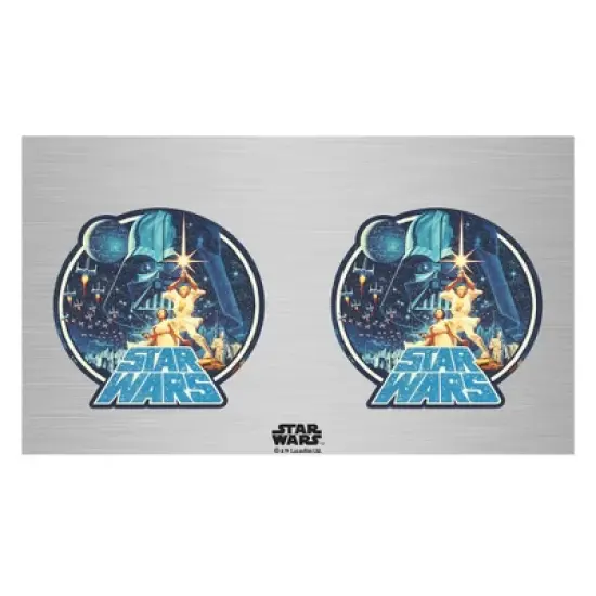 Star Wars Classic Scene Circle Stainless Steel Water Bottle image {1}