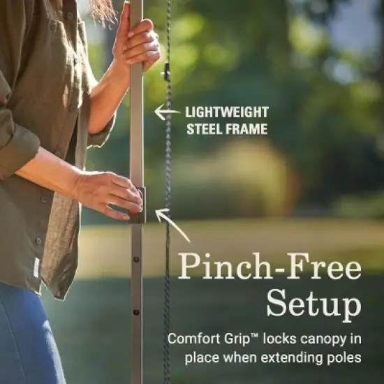 Coleman OASIS Lite 10 x 10 Canopy with Sun Wall image {4}